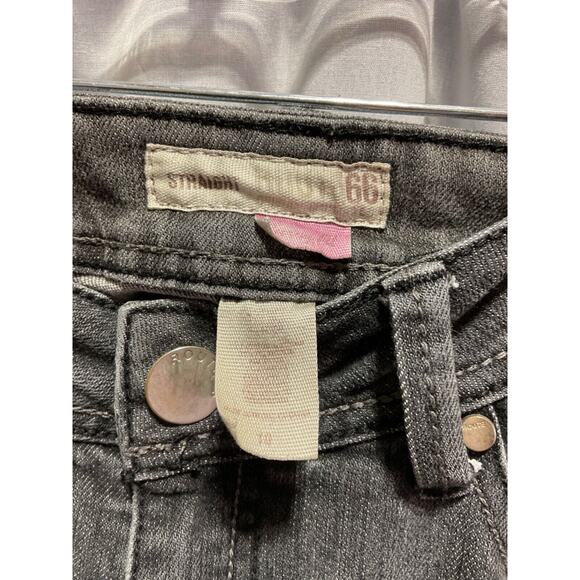 Route 66 Women's Black Jeans Size 10, 34" Waist 31" Inseam, Zip Fly - Picture 4 of 5